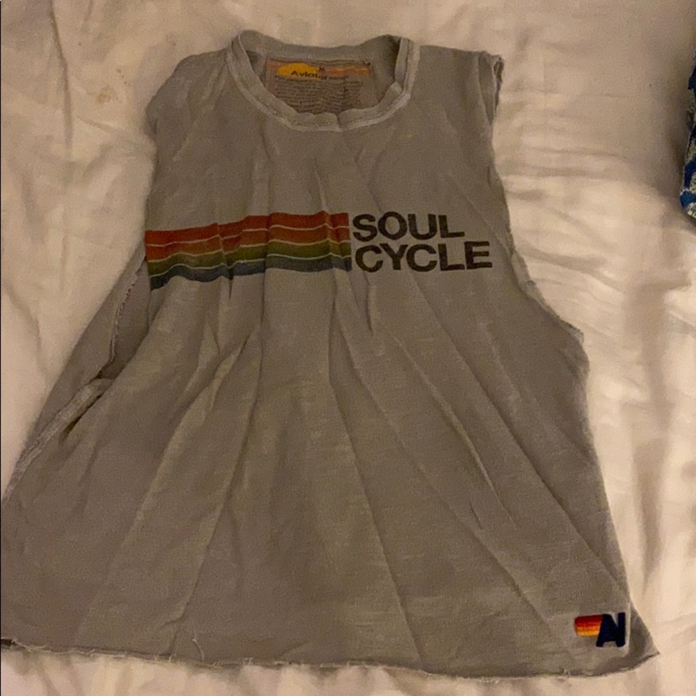 Aviator nation x soulcycle workout tank